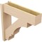 Ekena Millwork 8-in W x 30-in D x 30-in H Balboa Block Rough Cedar Woodgrain TimberThane Outlooker, Primed Tan OUTUR080X30X30BOA44RCPR - alternate 2